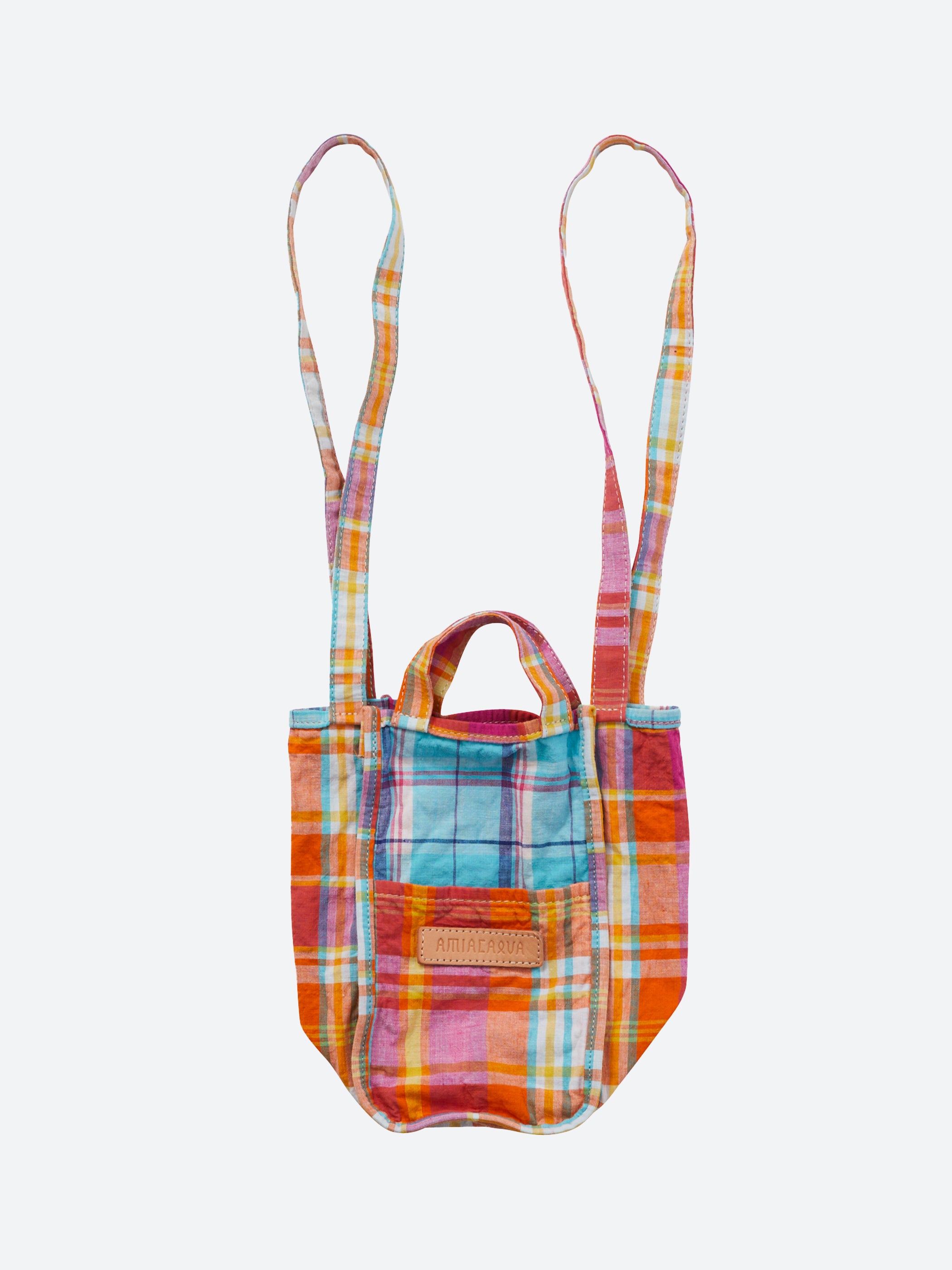 Small Mixed Plaid Easy Bag