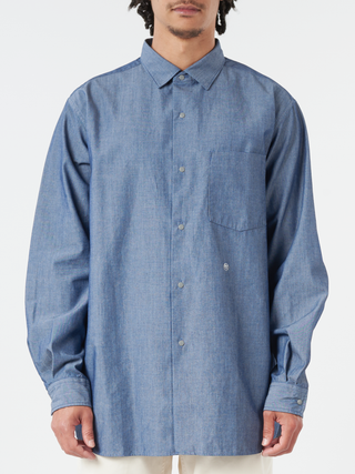 Nanamica Regular Collar Chambray Shirt