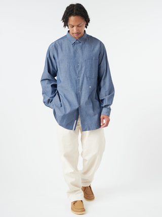 Nanamica Regular Collar Chambray Shirt