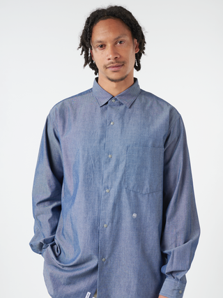 Nanamica Regular Collar Chambray Shirt