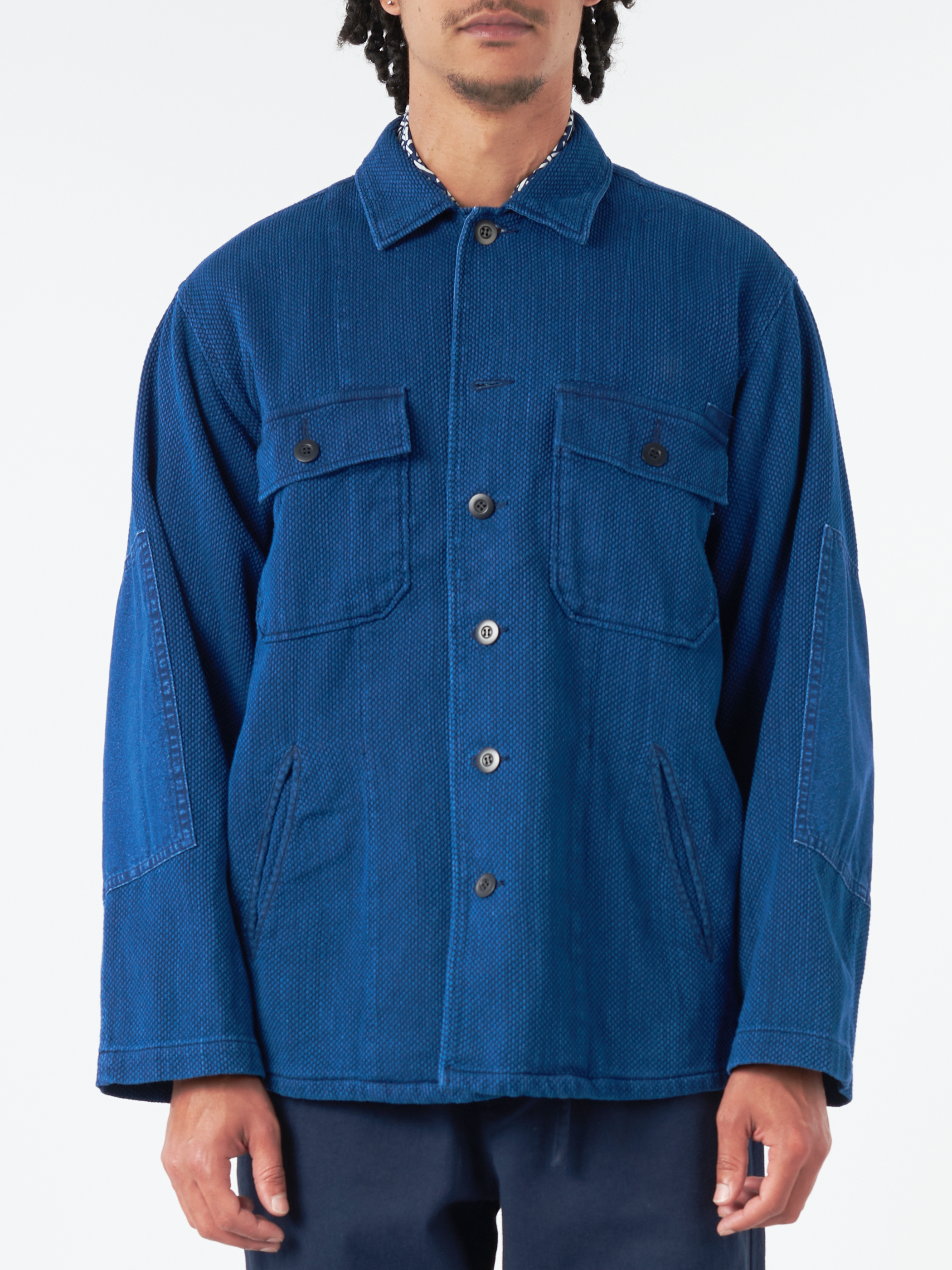 Kasezome Sashiko Utility Shirt