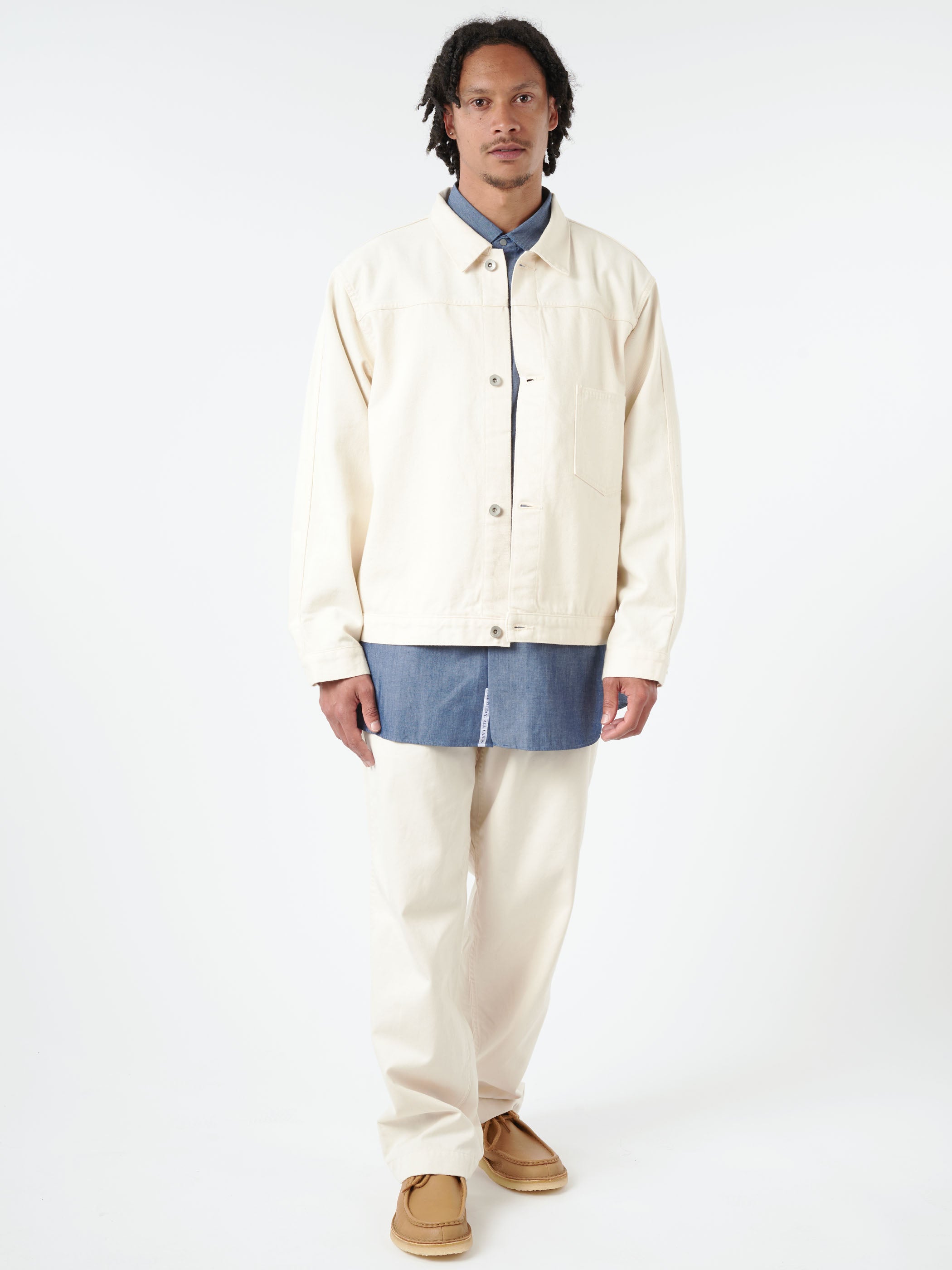 Nanamica - Short Denim Jacket in Natural – gravitypope