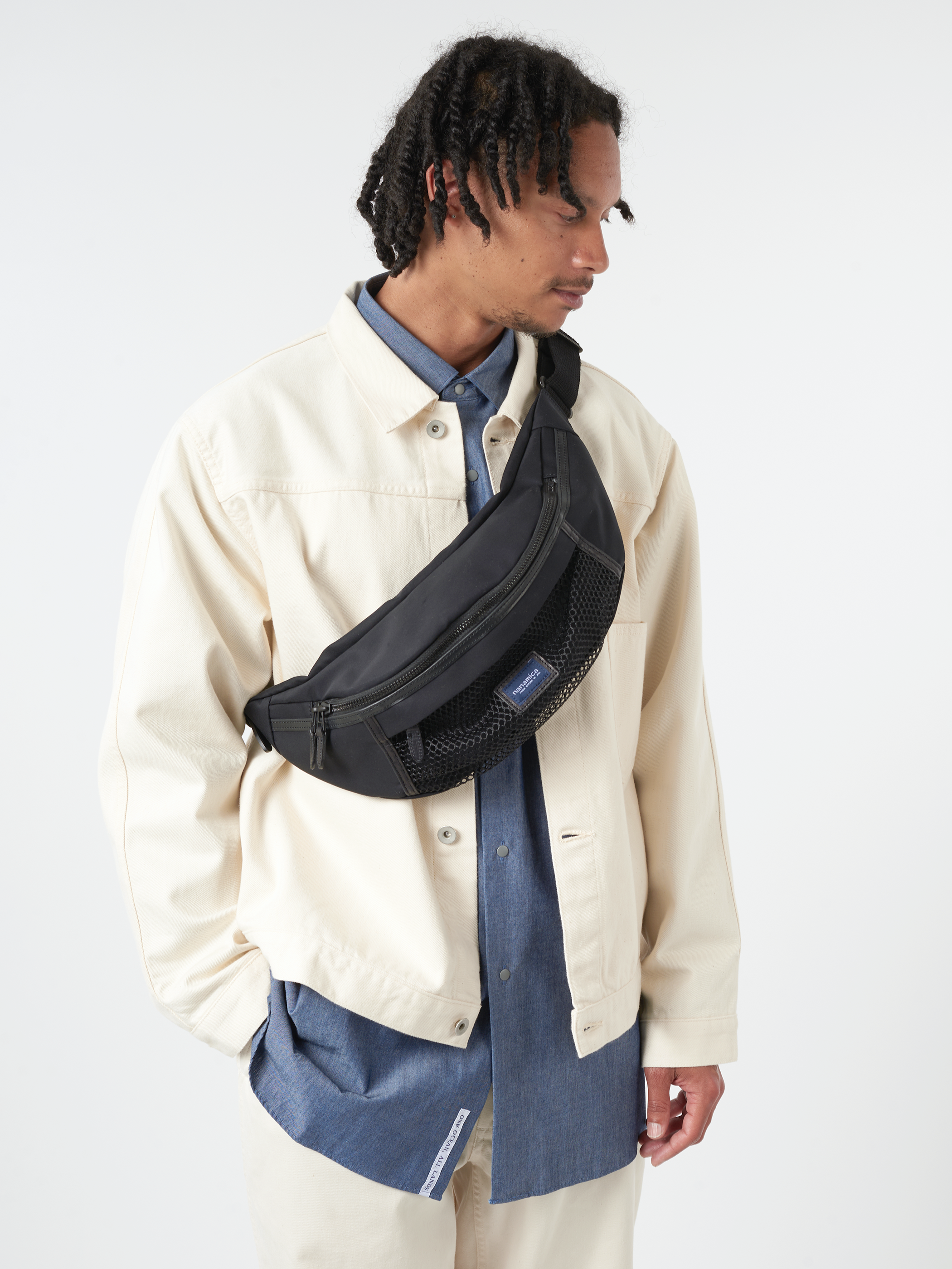 Nanamica - Water Repellent Belt Bag in Black – gravitypope