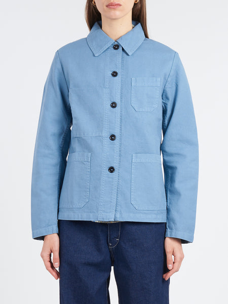 Vetra - Women's No. 4 Workwear Jacket in Olive Moleskin