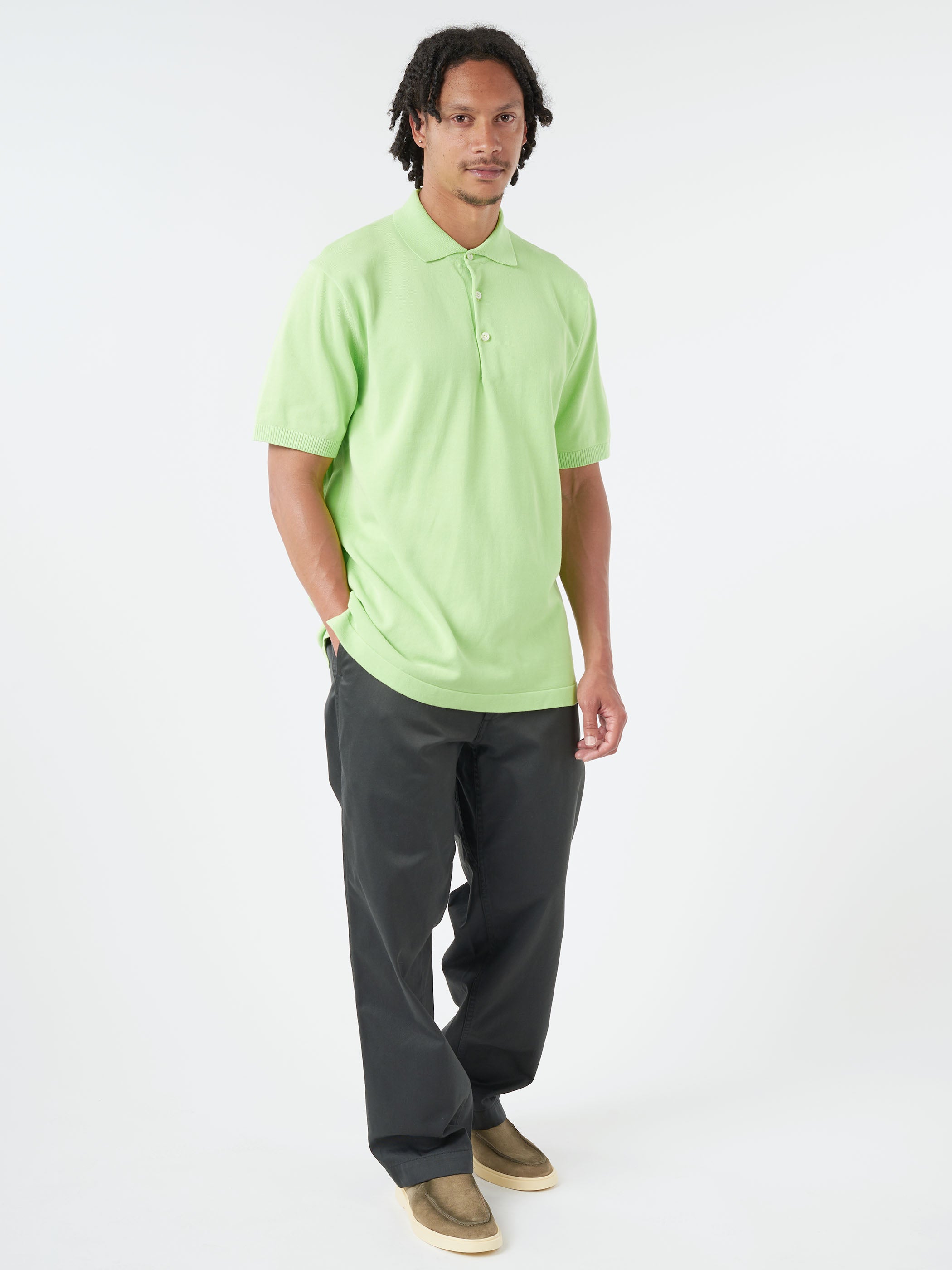 Knit Polo Shirt