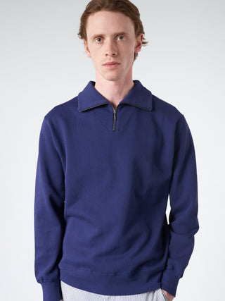 BEAMS PLUS Half Zip Sweat