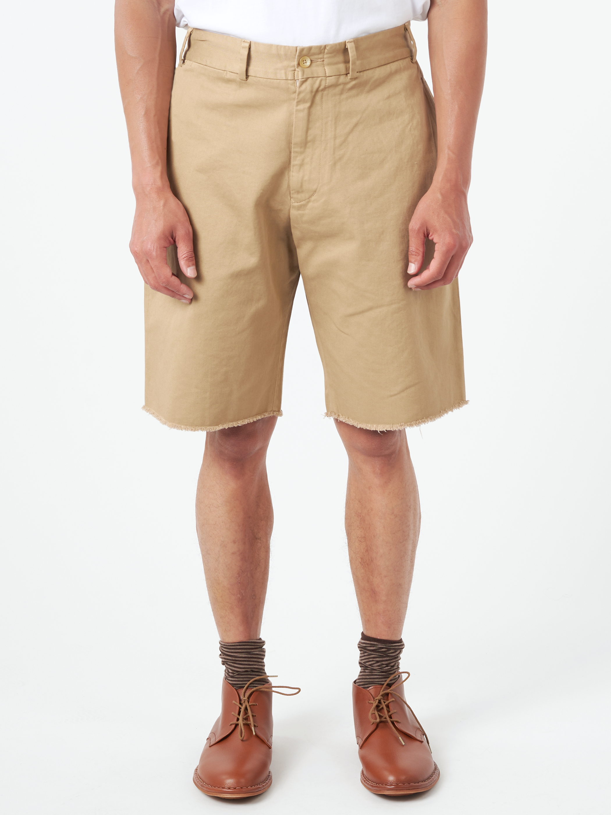 Plain Front Shorts