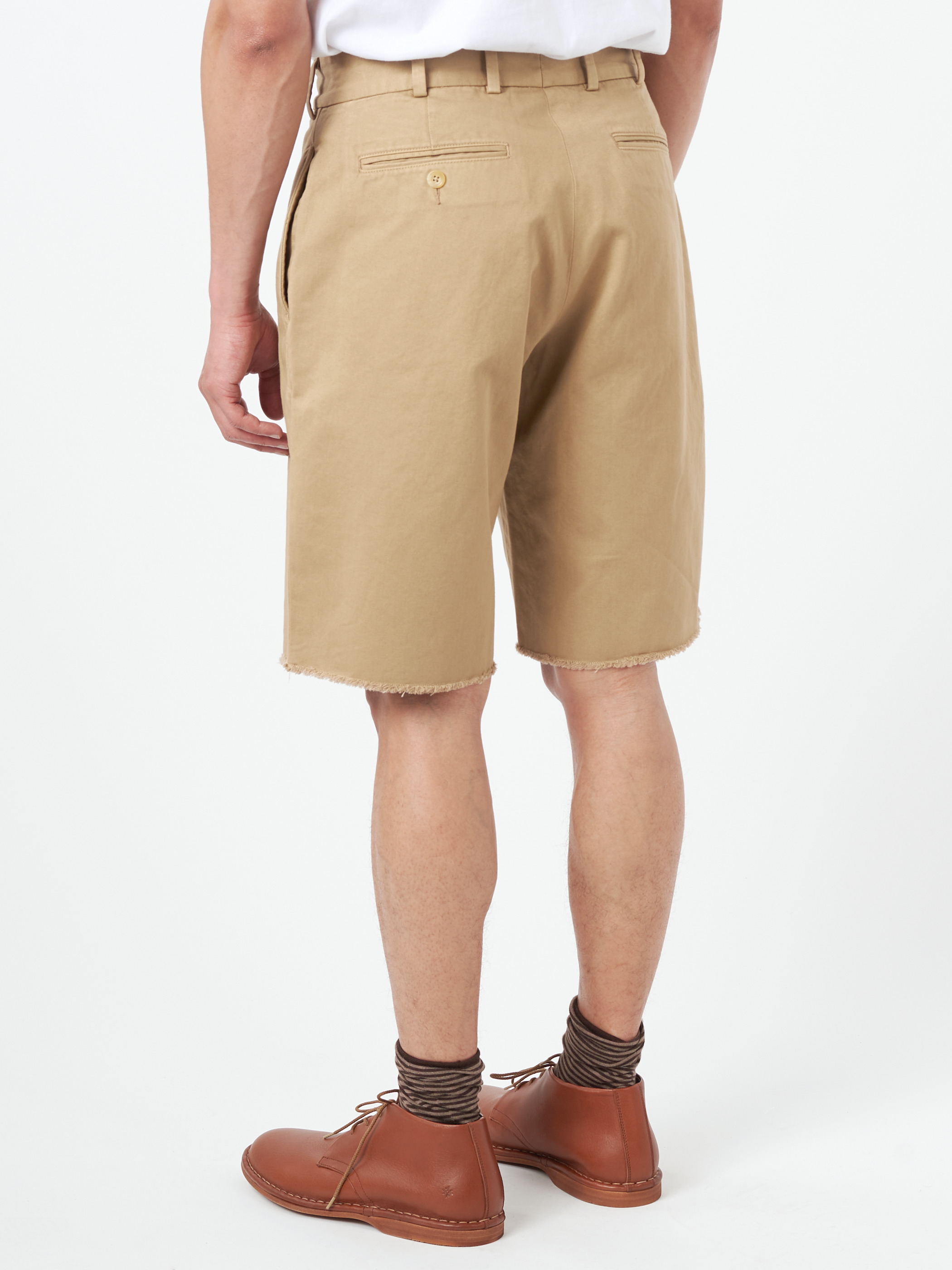 Plain Front Shorts