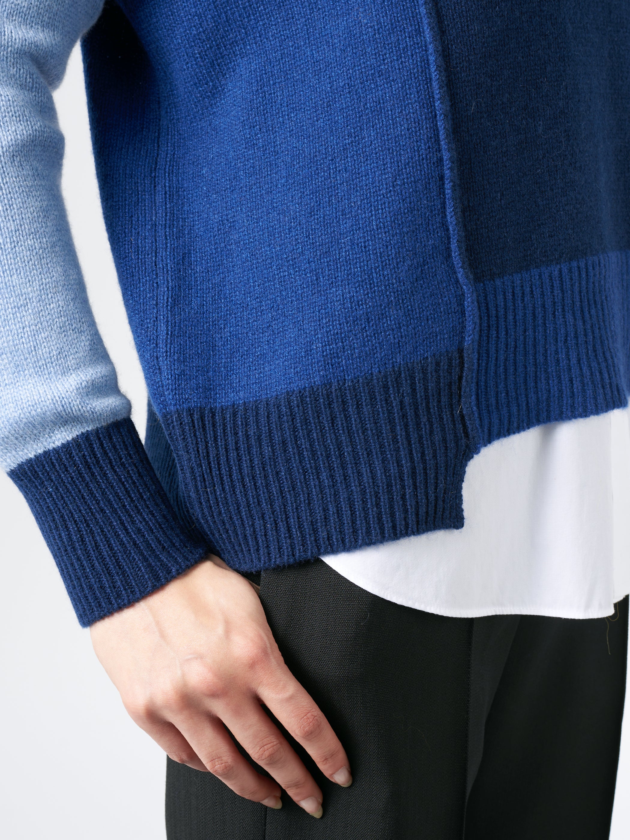 Colour-Block Cashmere Sweater