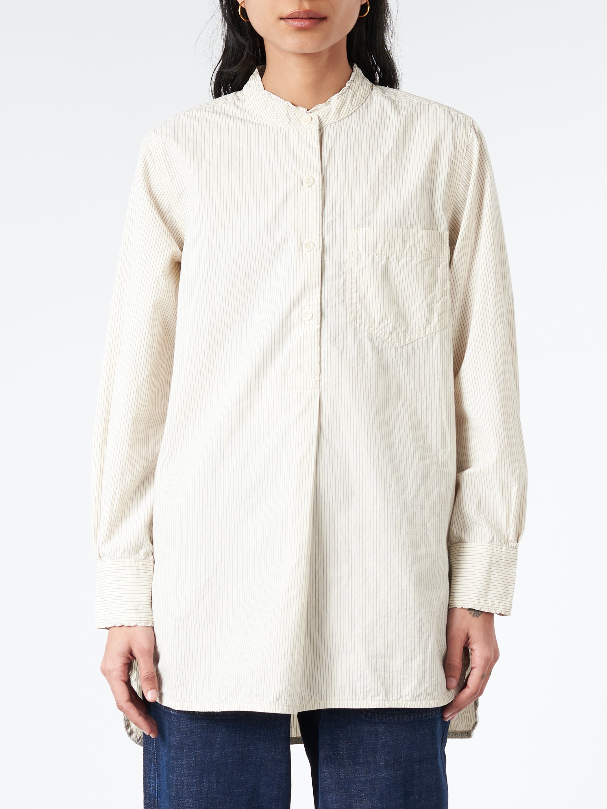 Taro Stripe Poplin Shirt