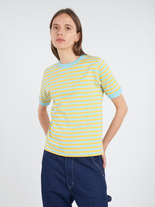 BEAMS BOY Border Binder S/S T-Shirt