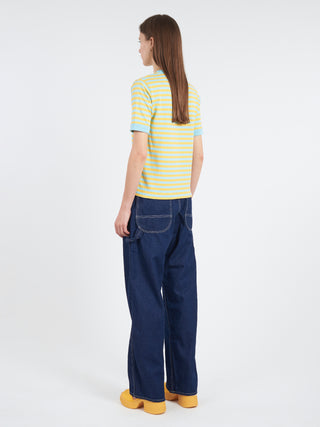 BEAMS BOY Border Binder S/S T-Shirt