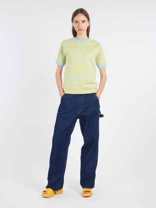 BEAMS BOY Border Binder S/S T-Shirt