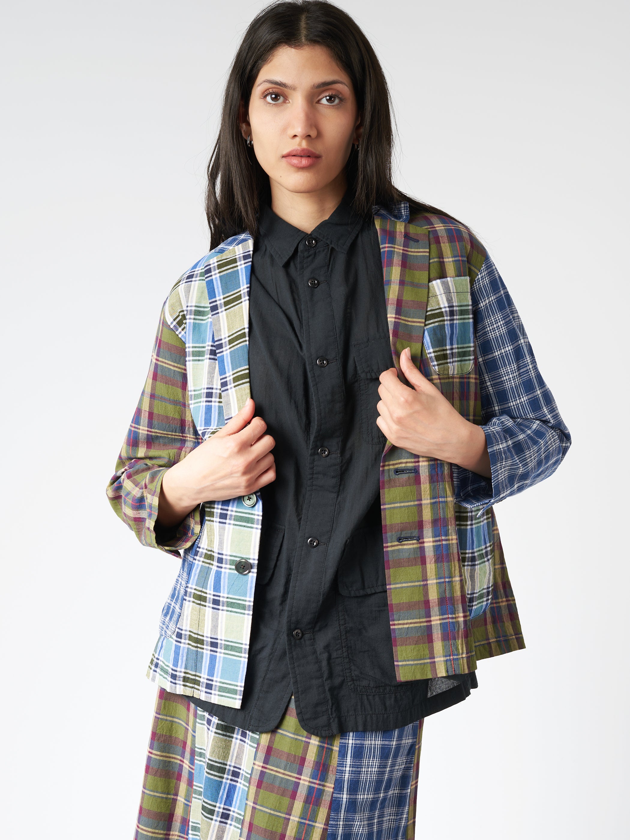 Madras Crazy Check Blazer