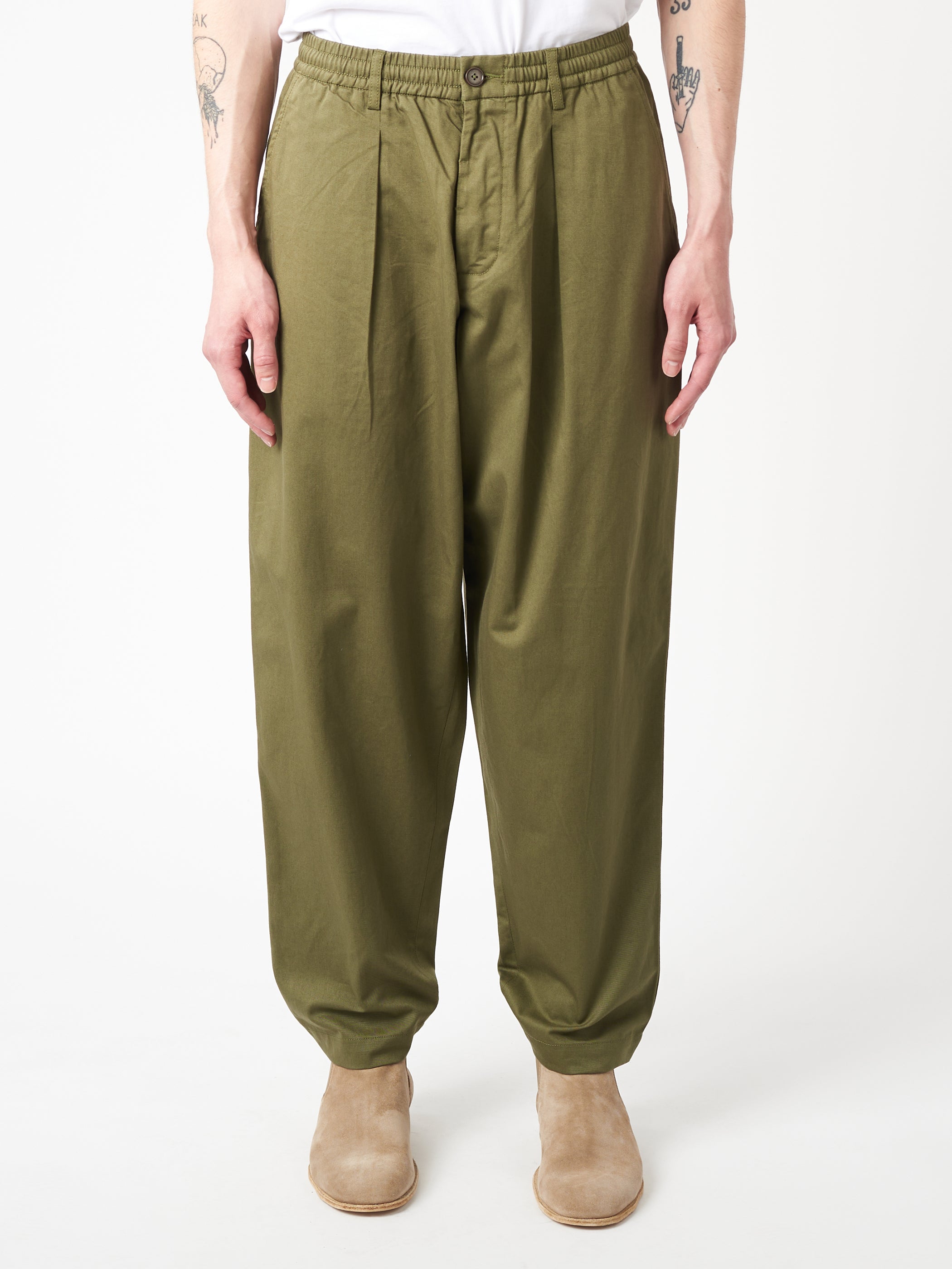 Pleated Track Pant