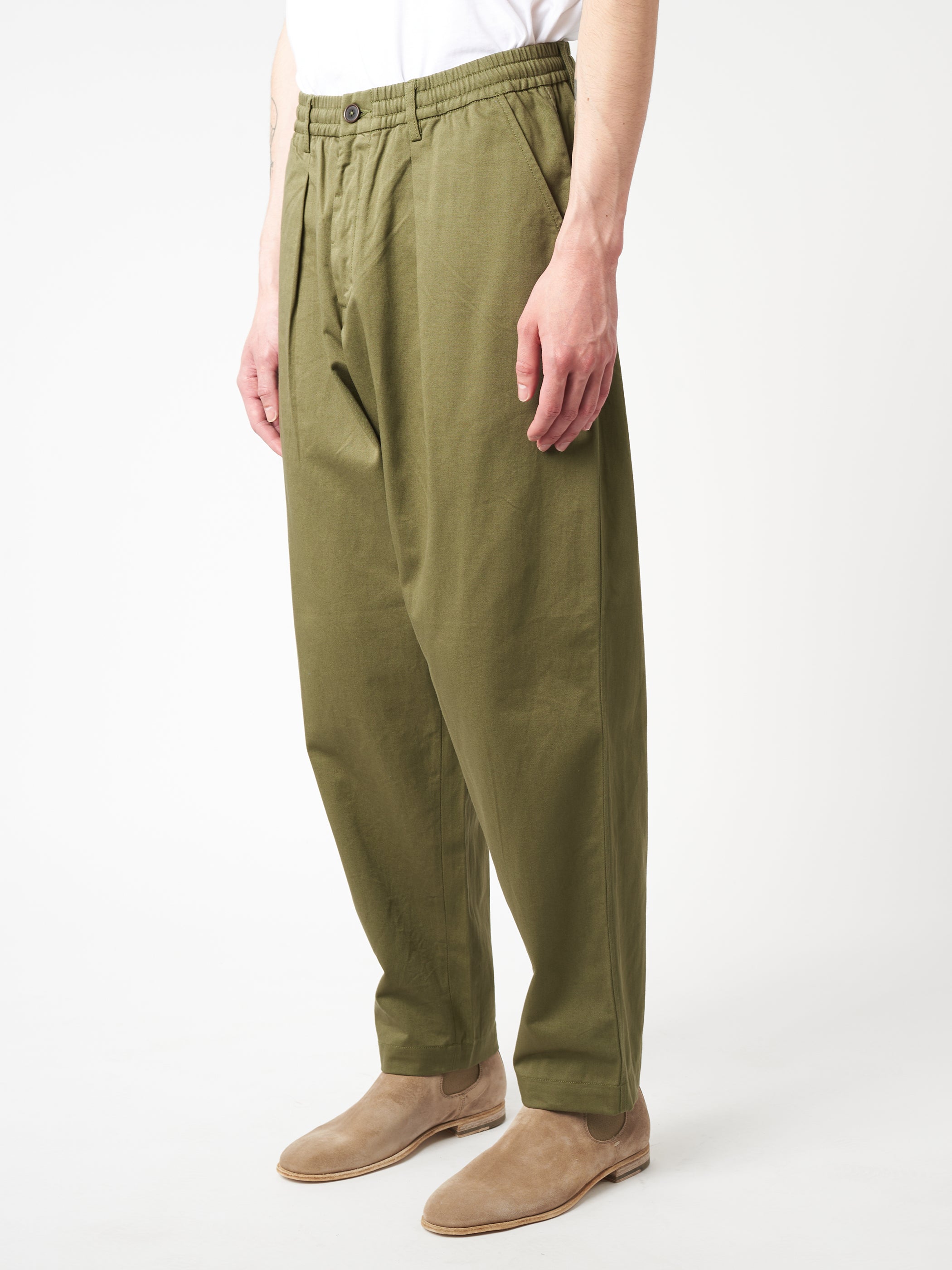 Pleated Track Pant