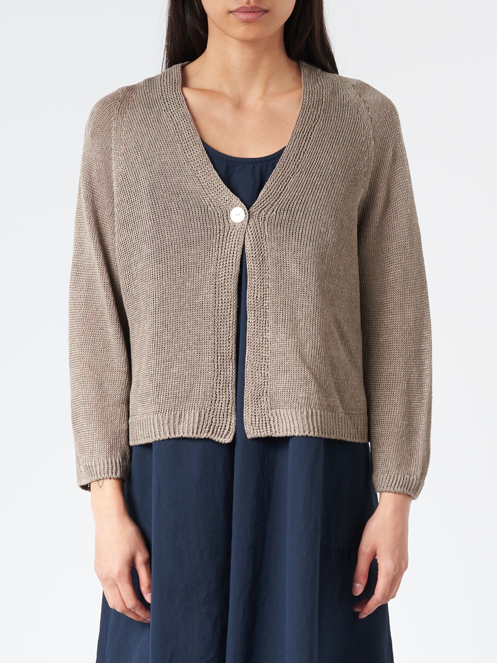 Linen Knit Cardigan