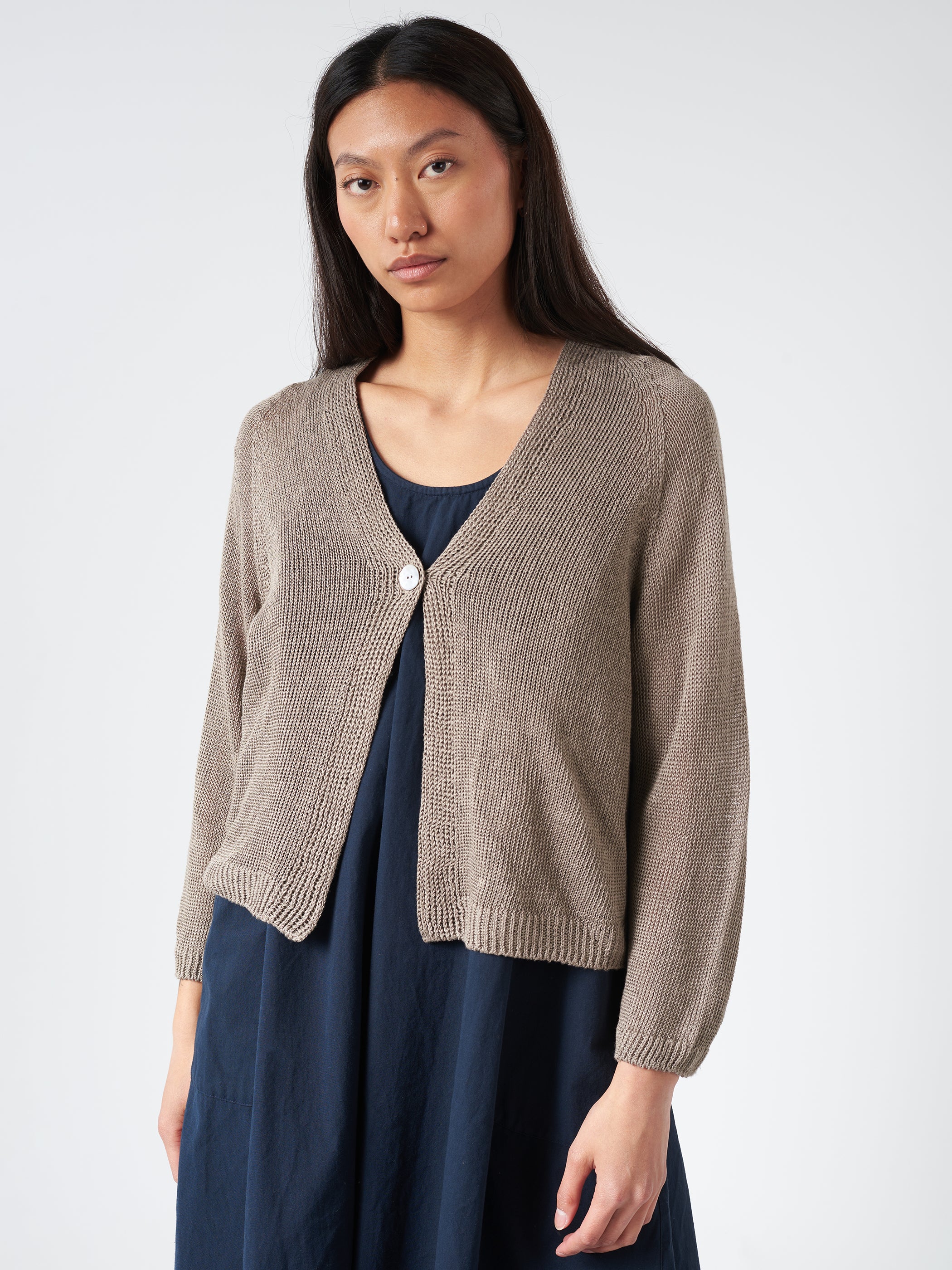 Linen Knit Cardigan