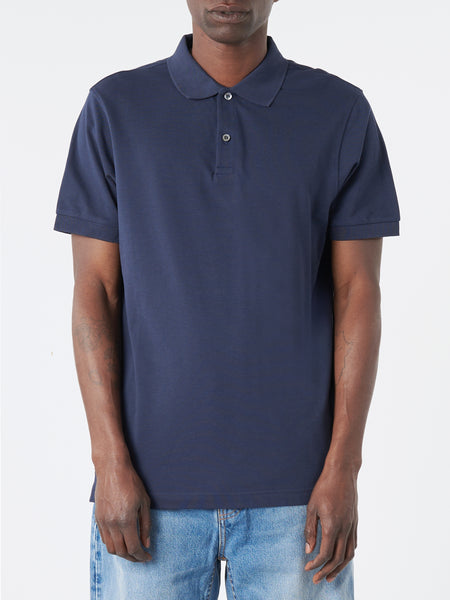 Sunspel - Pique Polo Shirt in Navy – gravitypope