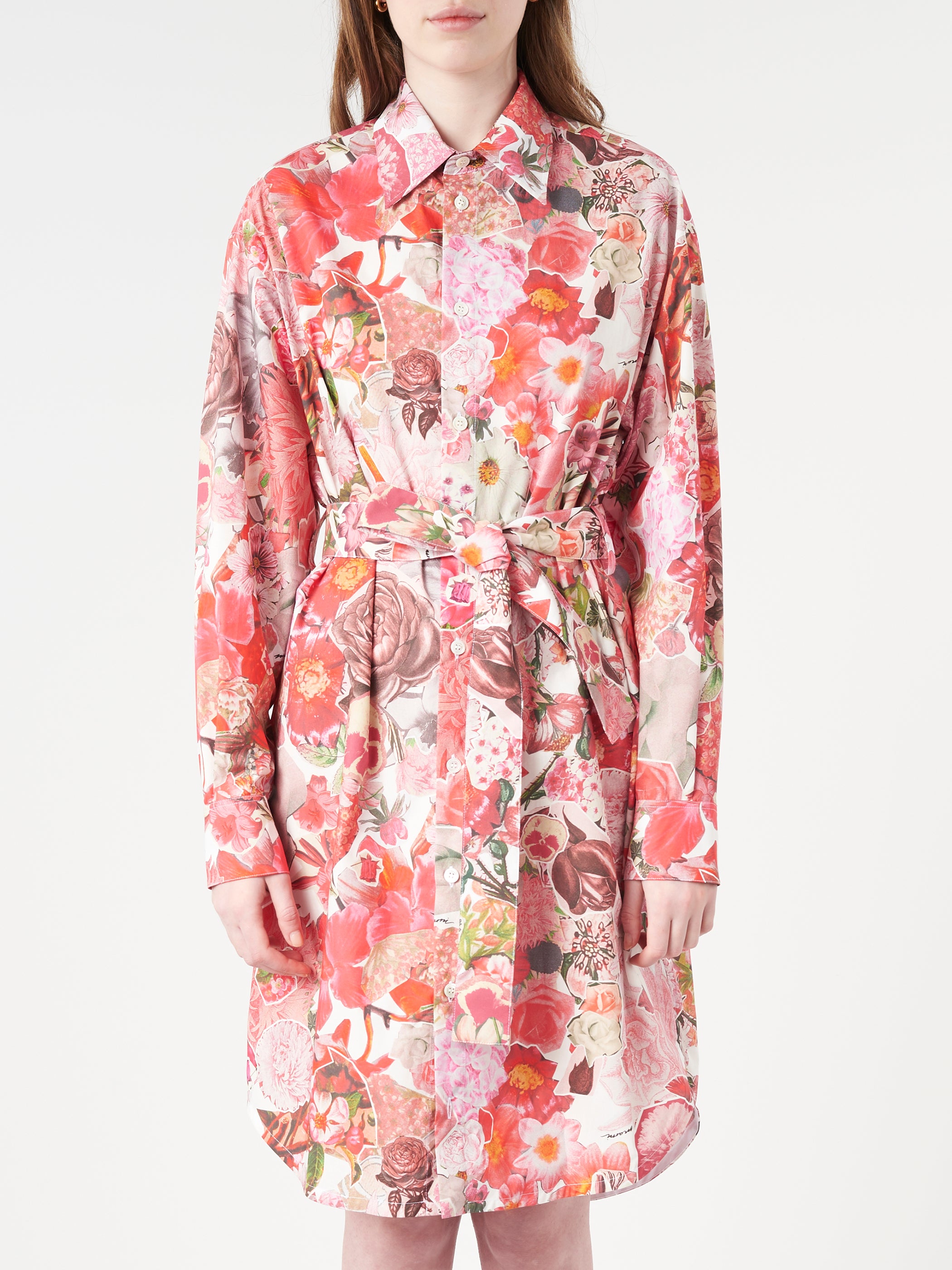 Floral Shirt Dress