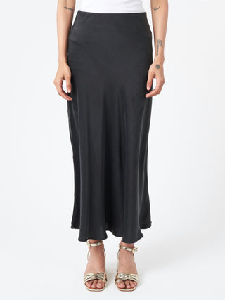 Silk Laundry Long Bias Cut Skirt