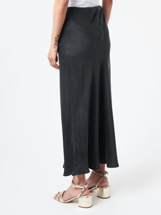Silk Laundry Long Bias Cut Skirt