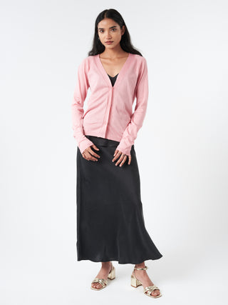 Silk Laundry Long Bias Cut Skirt
