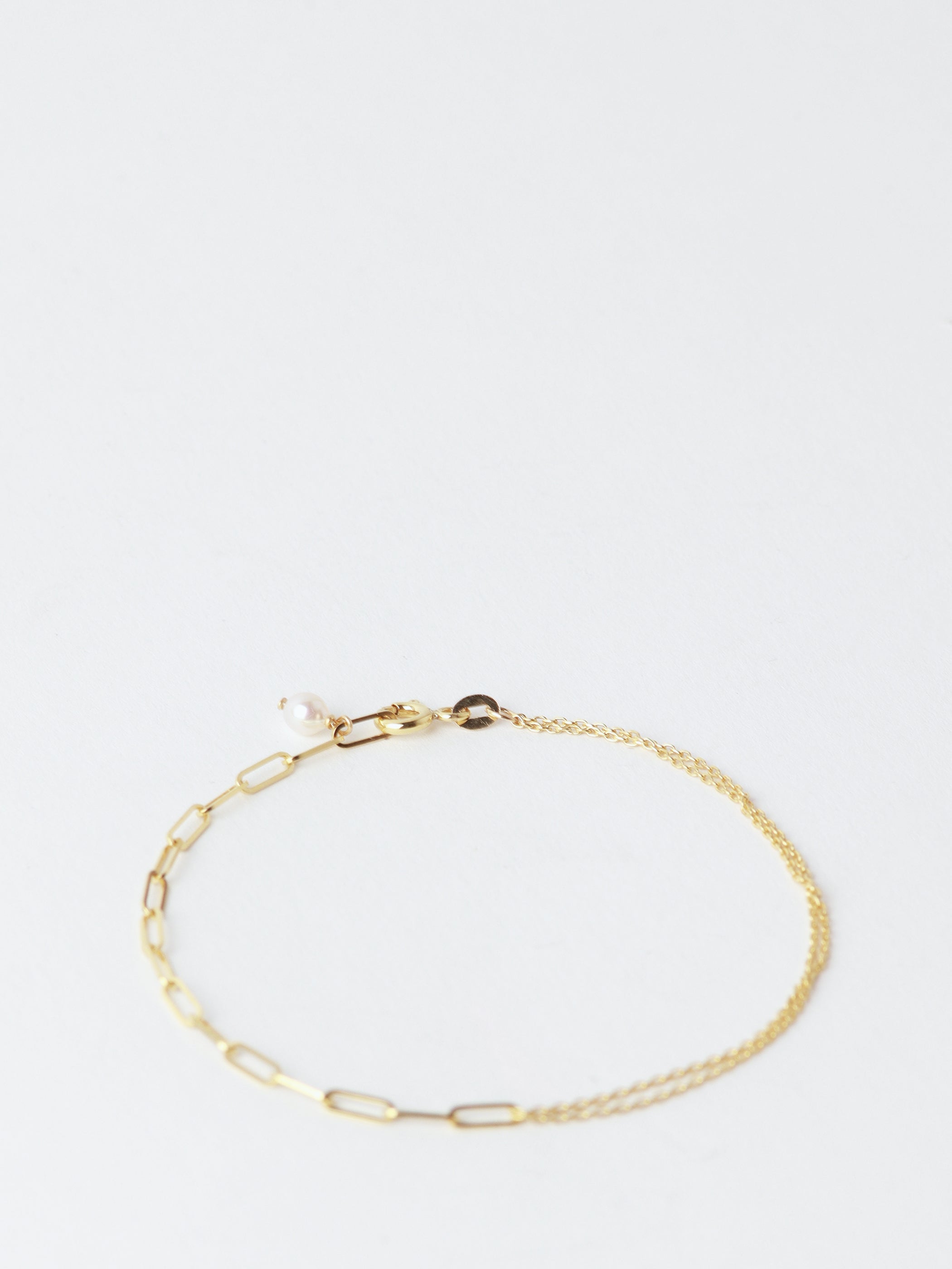 Petite Link Double Chain Bracelet