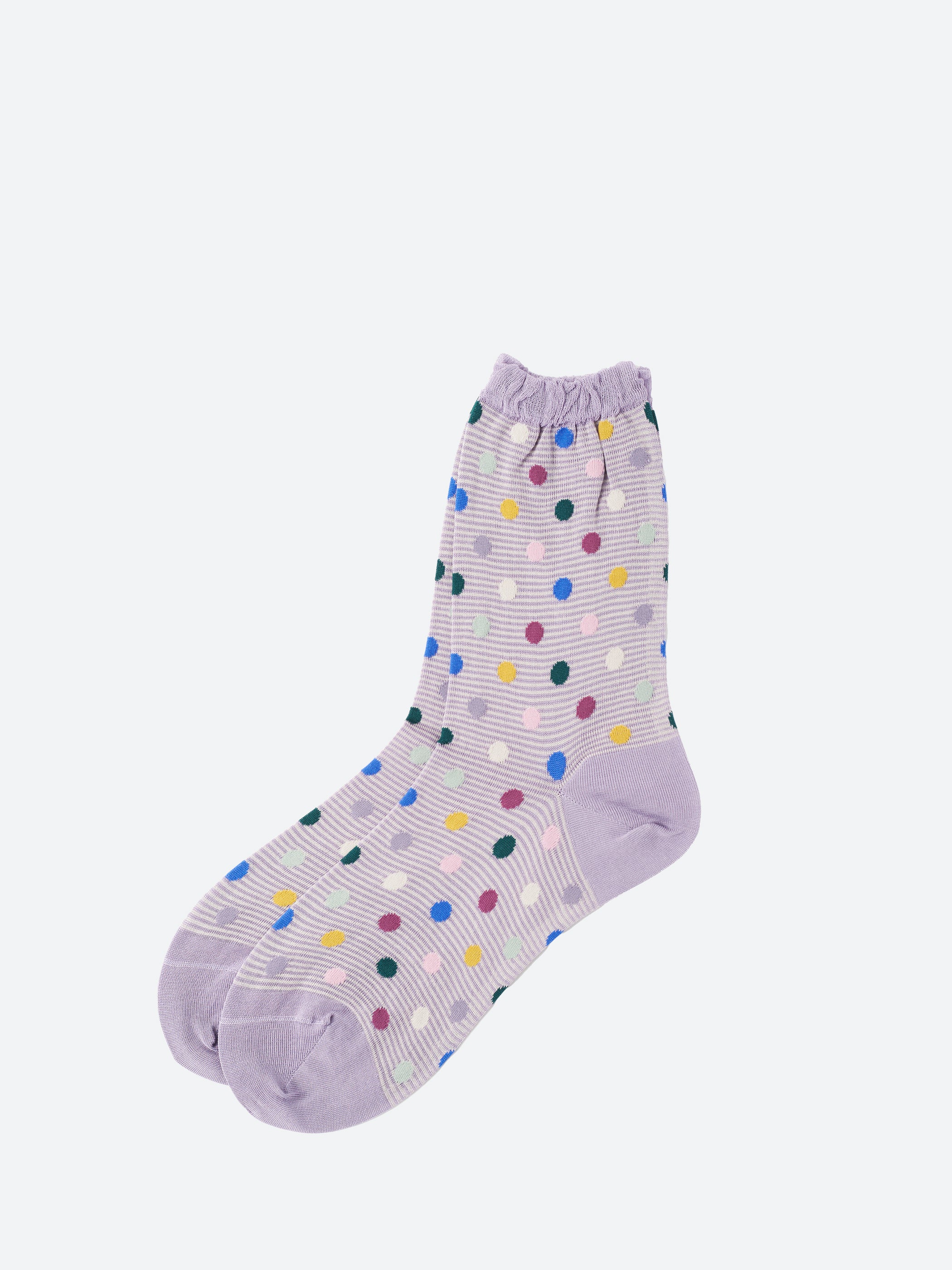 Candy Dots Crew Sock