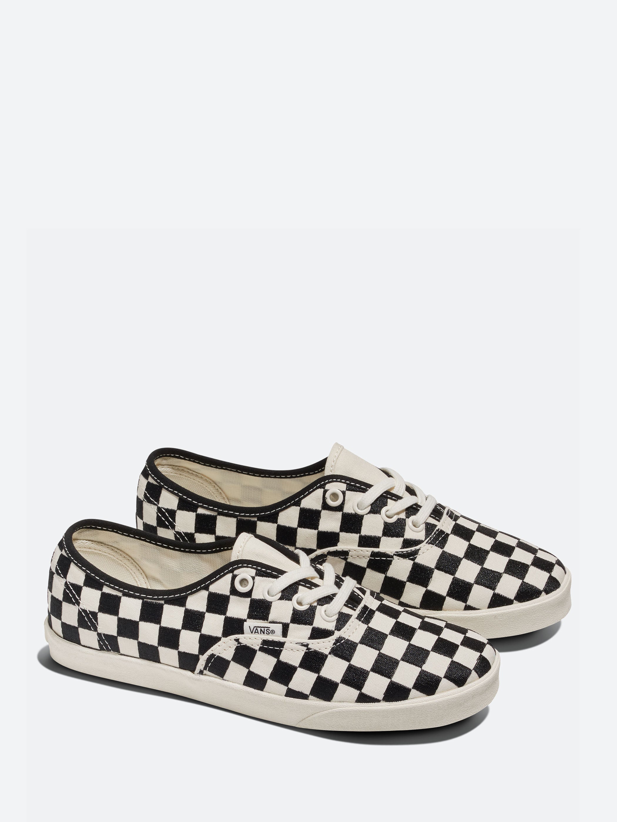 Black white checkered authentic vans hotsell