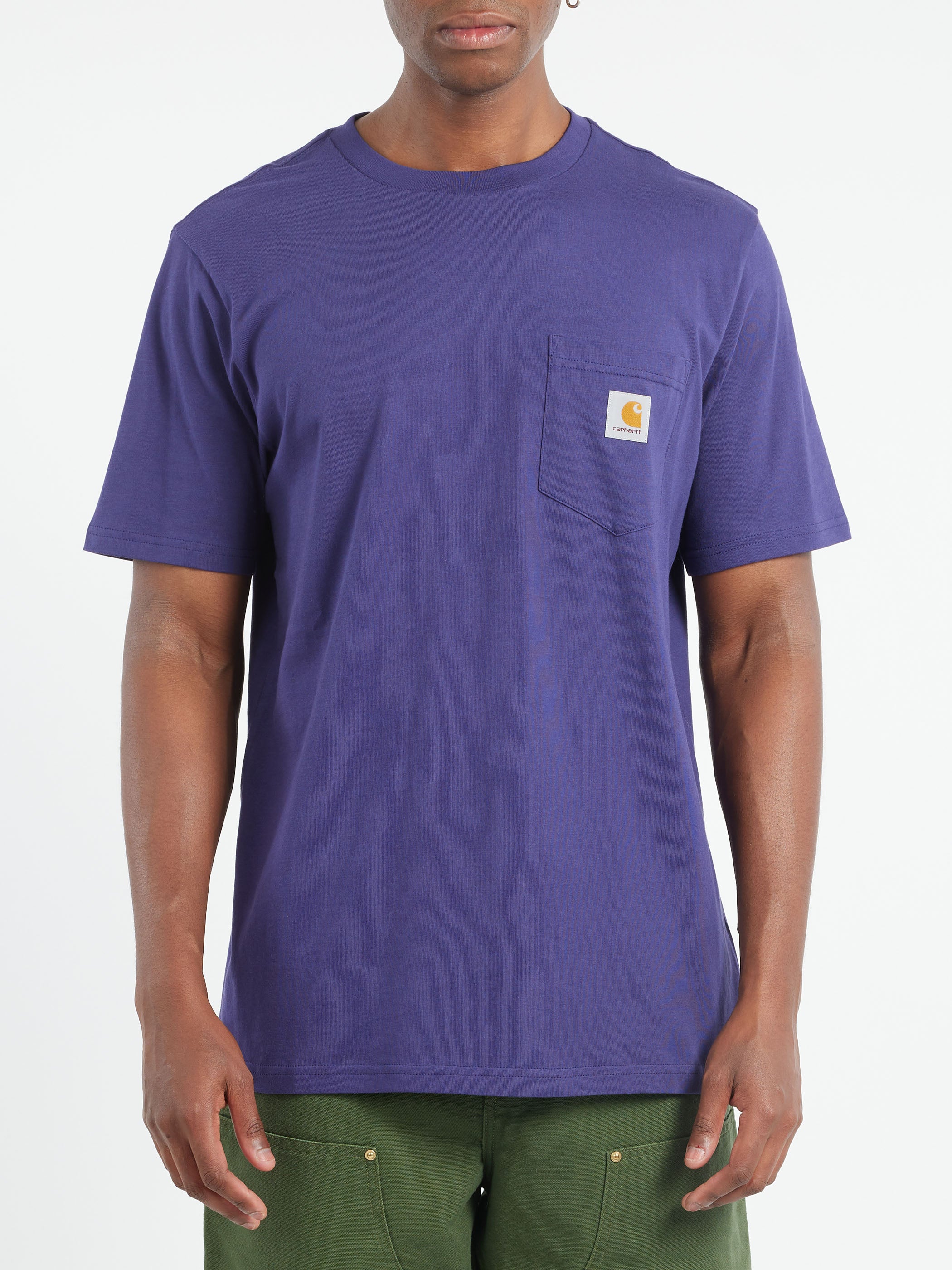 Carhartt WIP S S Pocket T Shirt in Aura gravitypope