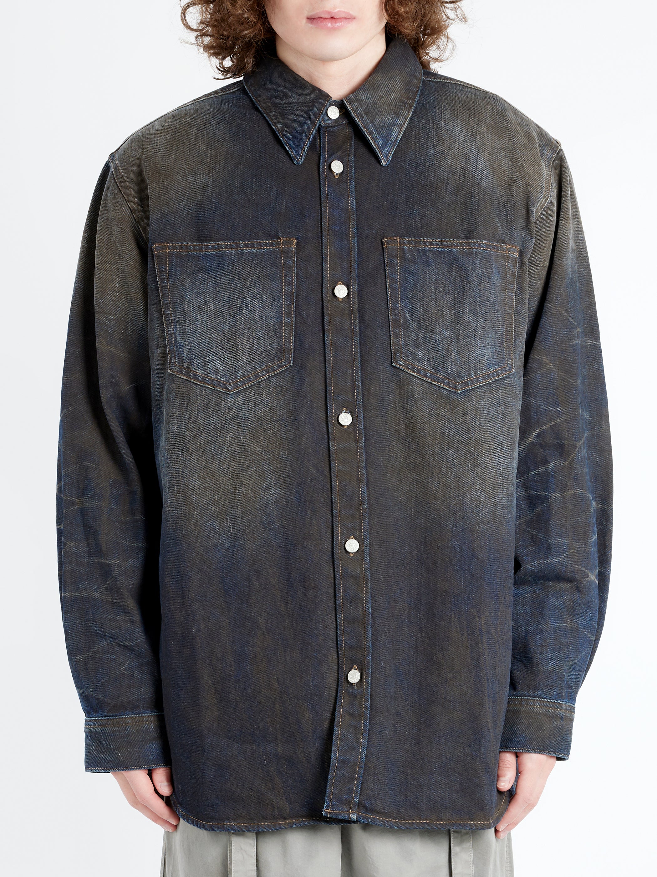 Oversized Denim Shirt