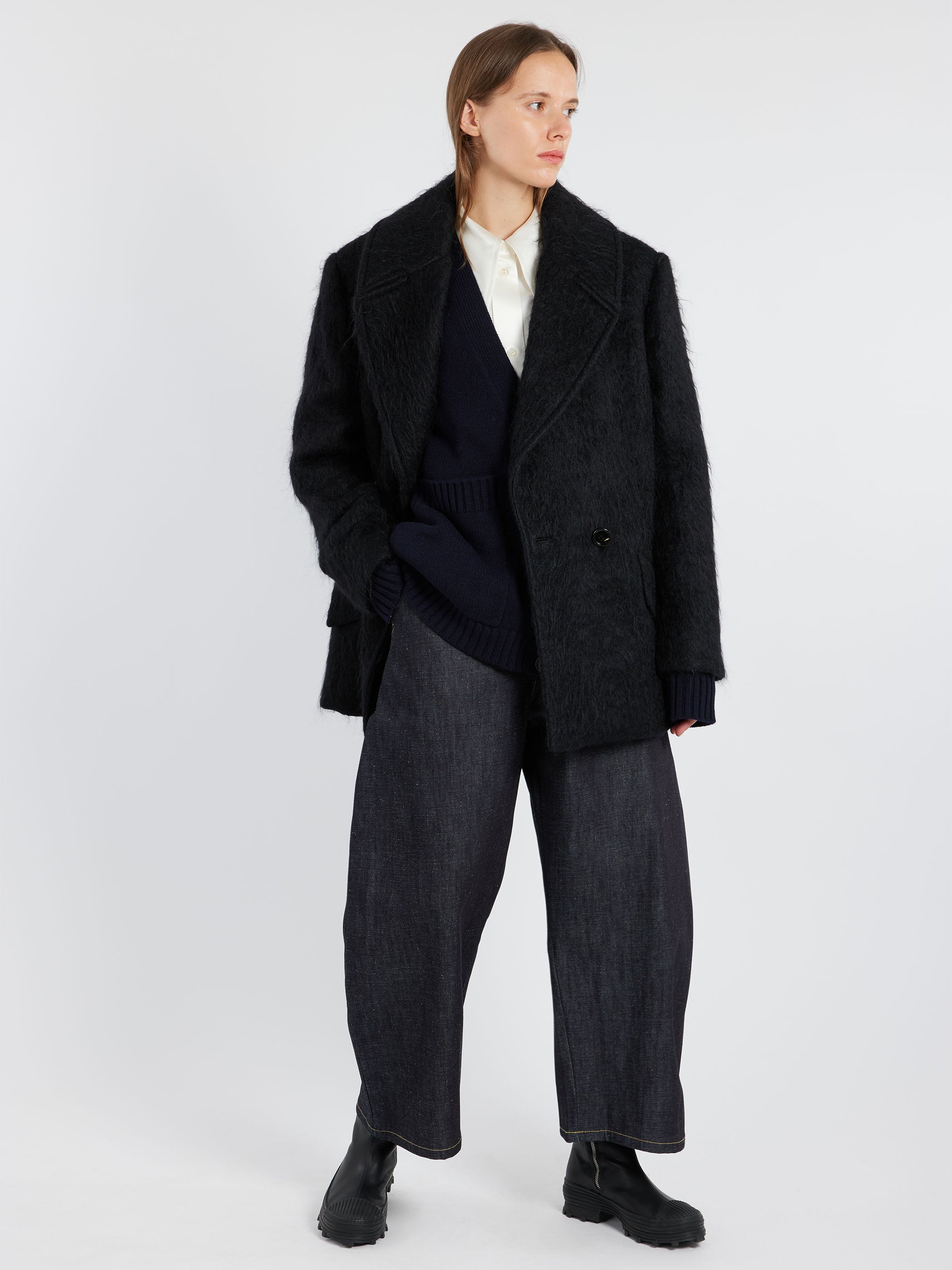 Acne Studios｜COATS (A90517 900) Acne Studios - Single-breasted jacket - Regular fit - Black