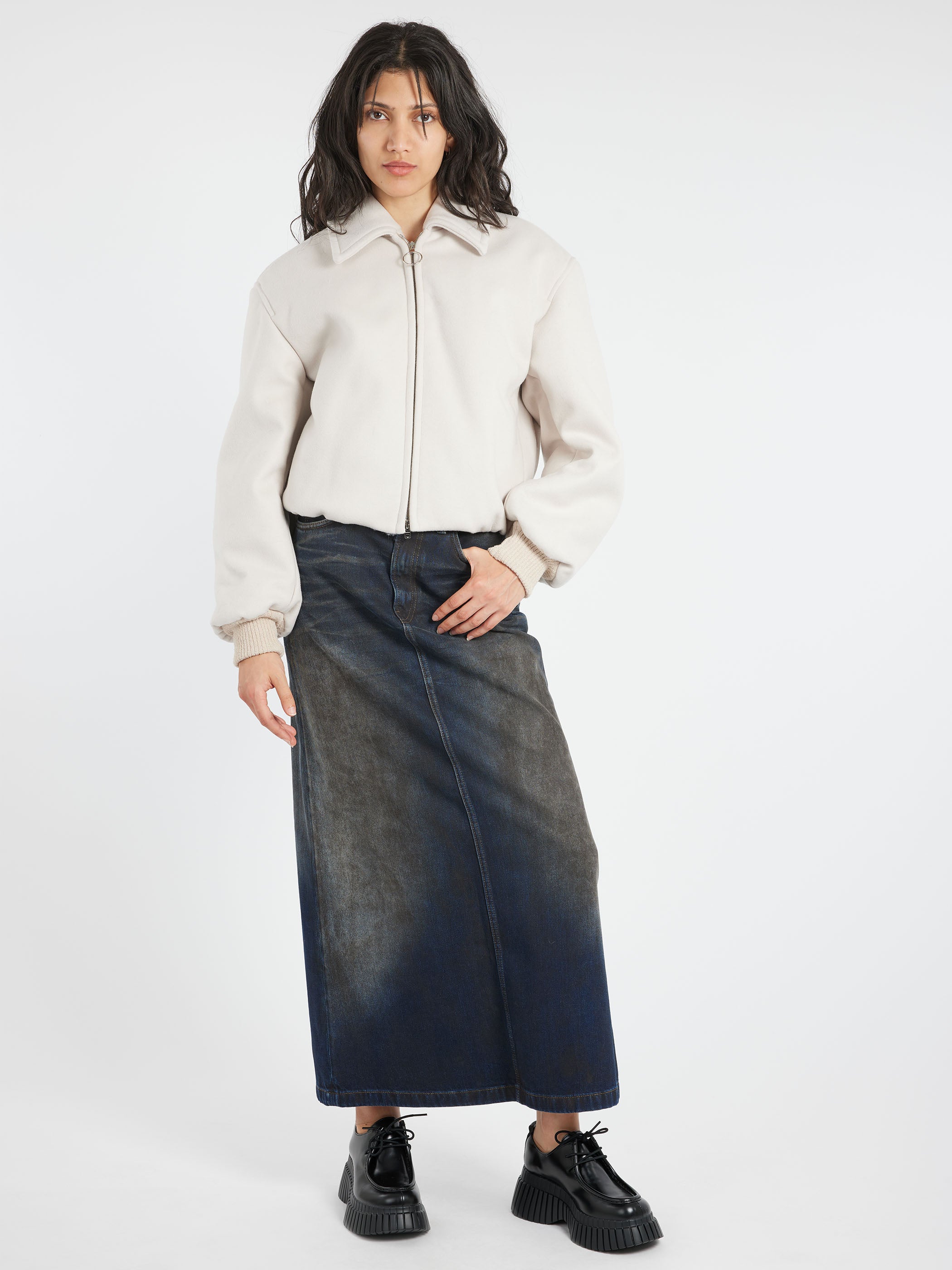 Acne Studios｜JACKETS (A90616 DJO) Acne Studios - Bomber jacket - Faded Grey