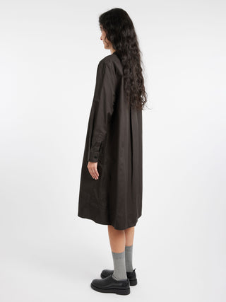 Margaret Howell MHL Collarless Swing Dress