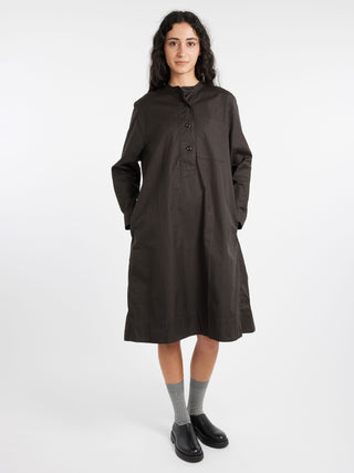 Margaret Howell MHL Collarless Swing Dress