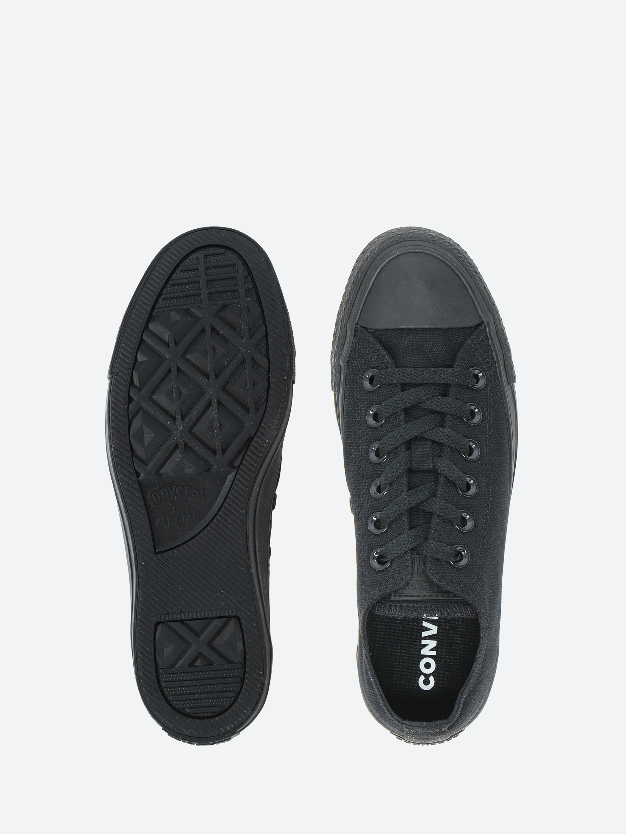 Converse Chuck Taylor All Star Mono Canvas Low Top in Black Mono gravitypope