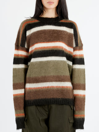 Casey Casey Stripe Mohair Jumper