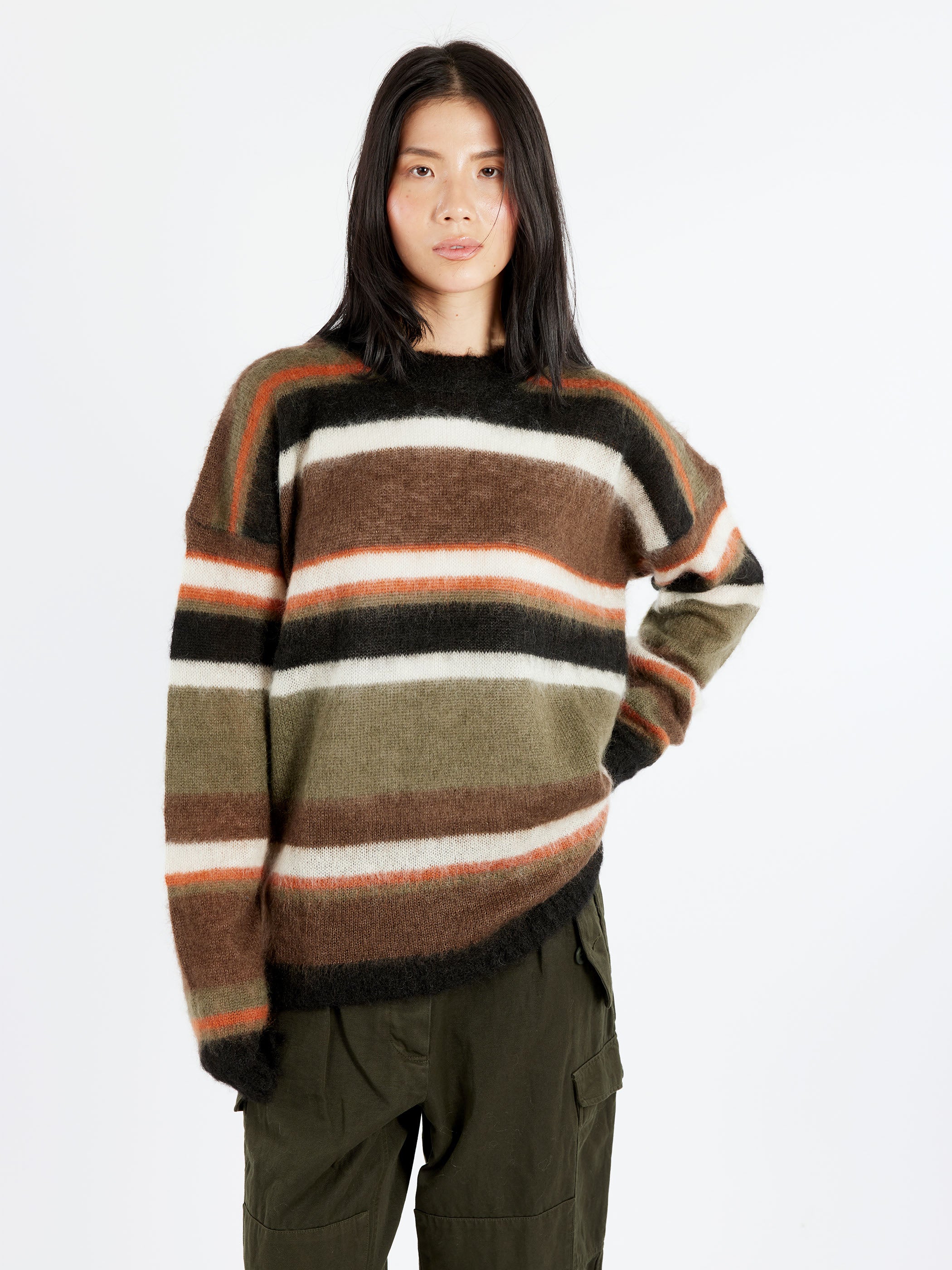 Stripe Mohair Jumper