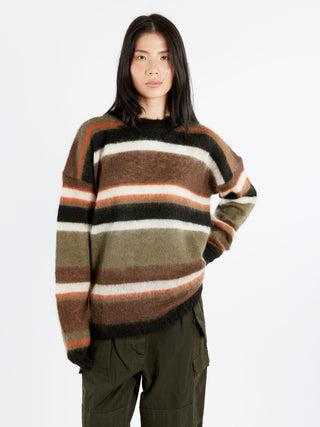 Casey Casey Stripe Mohair Jumper