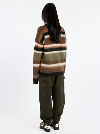 Casey Casey Stripe Mohair Jumper