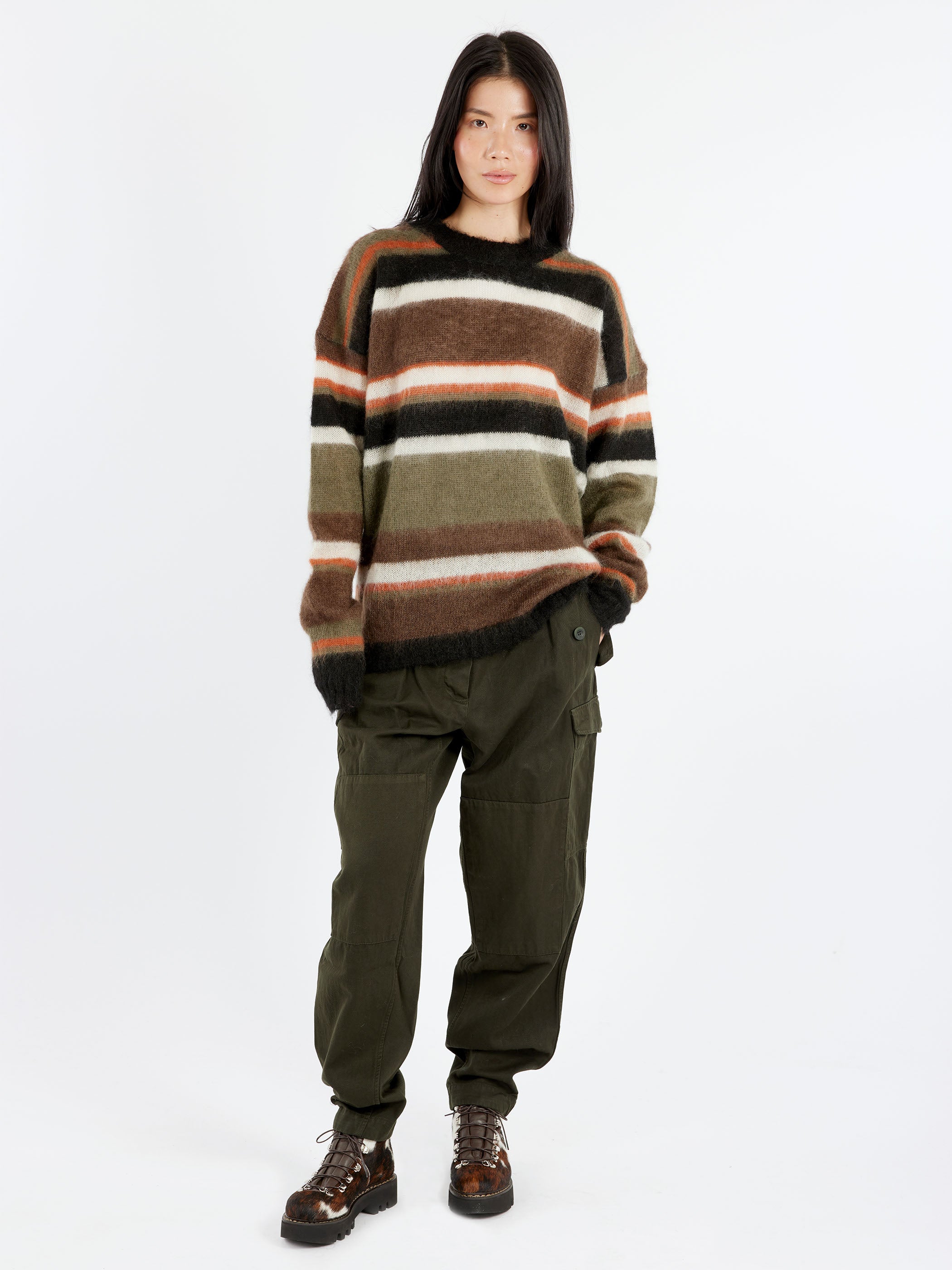 Stripe Mohair Jumper