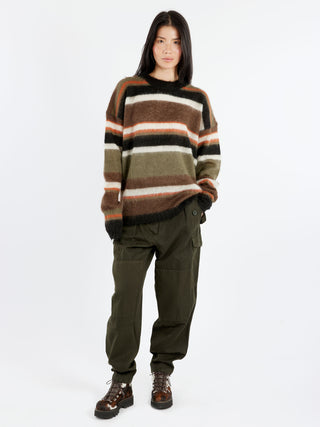 Casey Casey Stripe Mohair Jumper