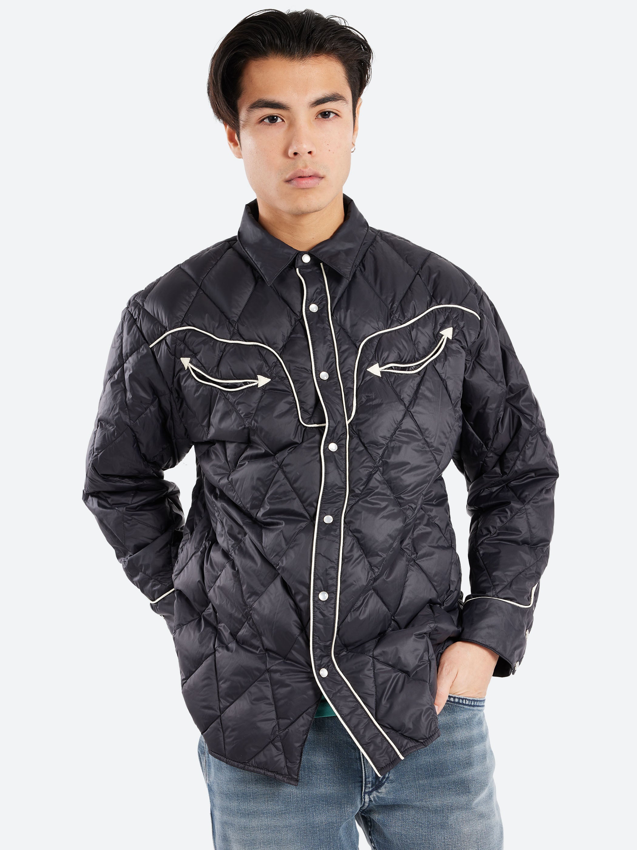 Western Piping Down Shirt