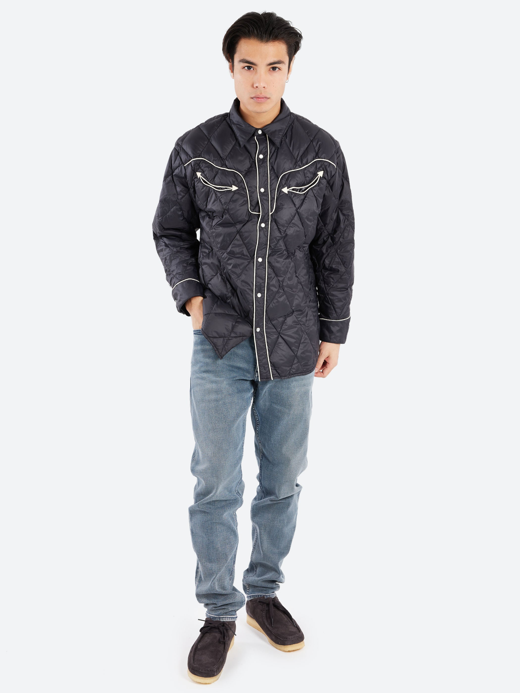 Western Piping Down Shirt