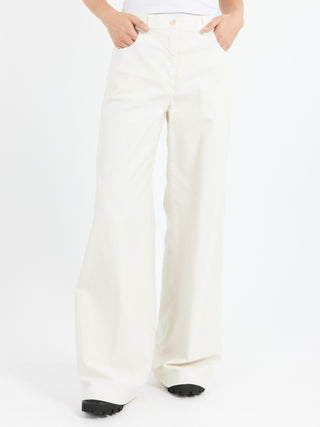 Aspesi Stretch Fustian High-Waisted Trousers