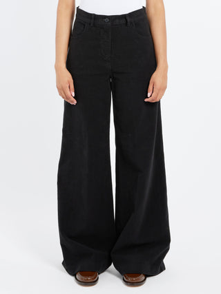 Aspesi Stretch Fustian High-Waisted Trousers