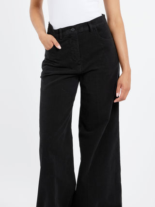 Aspesi Stretch Fustian High-Waisted Trousers