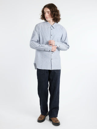TOAST Chambray Cotton Linen Shirt