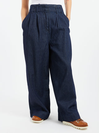 TOAST Denim Wide Leg Trousers